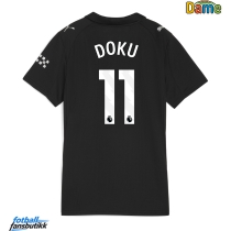Manchester City Jeremy Doku #11 Bortedrakt Dame 2025-26 Kortermet